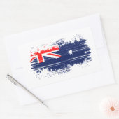 Australische vlag rechthoekige sticker (Envelop)