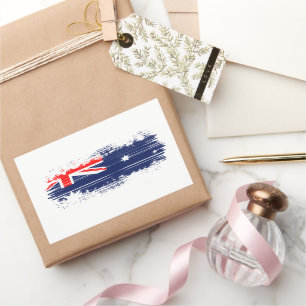 Australische vlag rechthoekige sticker