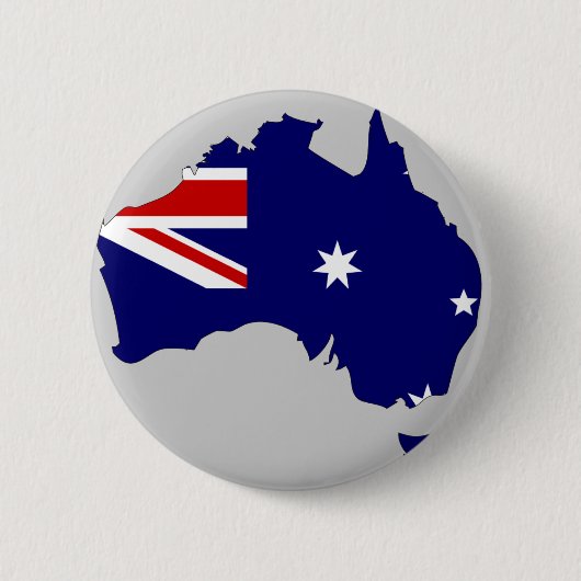 Australische vlag ronde button 5,7 cm (Voorkant)