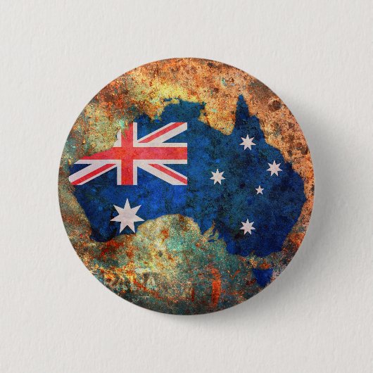 Australische vlag ronde button 5,7 cm (Voorkant)