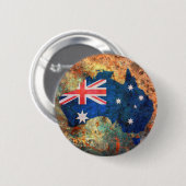Australische vlag ronde button 5,7 cm (Voorkant /achterkant)