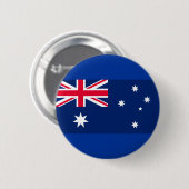 Australische vlag ronde button 5,7 cm (Voorkant /achterkant)