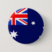 Australische vlag ronde button 5,7 cm (Voorkant)