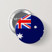 Australische vlag ronde button 5,7 cm (Voorkant /achterkant)