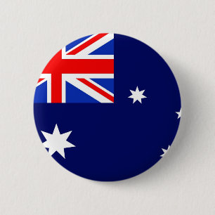 Australische vlag ronde button 5,7 cm