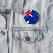 Australische vlag ronde button 5,7 cm (In situ)