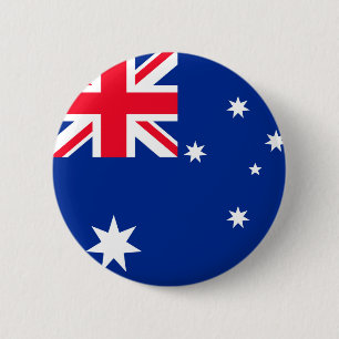 Australische vlag ronde button 5,7 cm