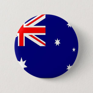 Australische vlag ronde button 5,7 cm