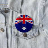 Australische vlag ronde button 7,6 cm (In situ)