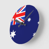 Australische vlag ronde klok (Hoek)