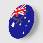 Australische vlag ronde klok (Hoek)