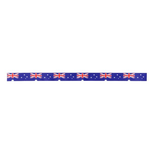 Australische vlag satijnen lint (Voorkant)
