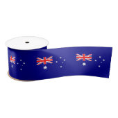 Australische vlag satijnen lint (Spoel)