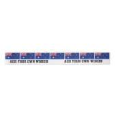 Australische vlag satijnen lint (Voorkant)