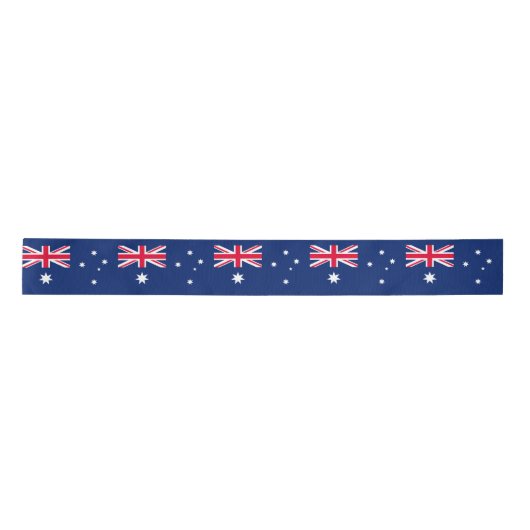 Australische vlag satijnen lint (Voorkant)