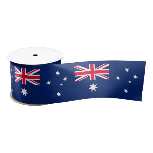Australische vlag satijnen lint (Spoel)