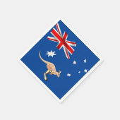 Australische vlag servet (Hoek)