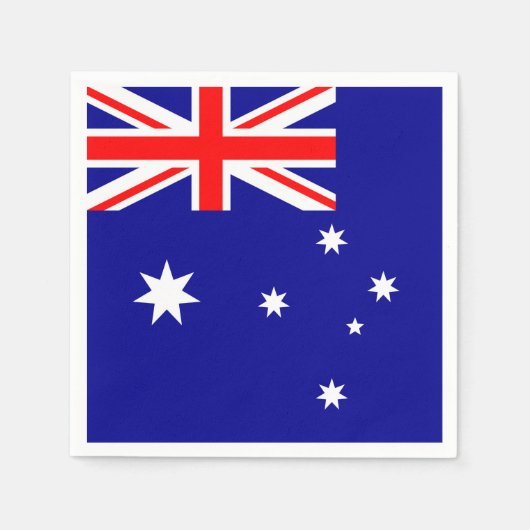 Australische vlag servet (Voorkant)