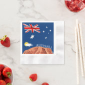 Australische vlag servet (Insitu)
