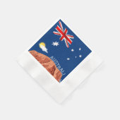 Australische vlag servet (Hoek)