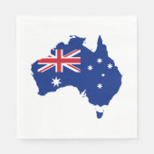 Australische vlag servet (Voorkant)