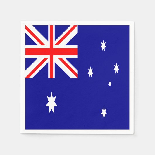 Australische vlag servet (Voorkant)