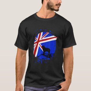 Australische vlag Shepard Dog T-shirt