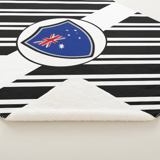 Australische vlag sherpa deken (3/4)