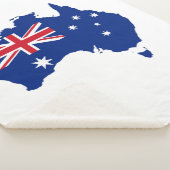 Australische vlag sherpa deken (3/4)
