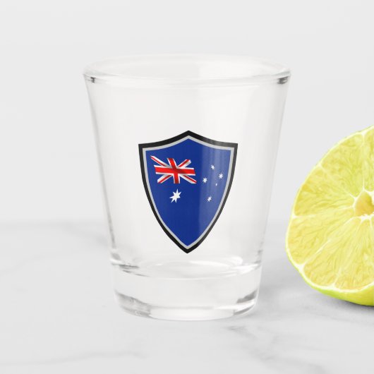Australische vlag shot glas (Voorkant)