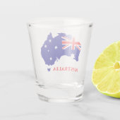 Australische vlag shot glas (Achterkant)