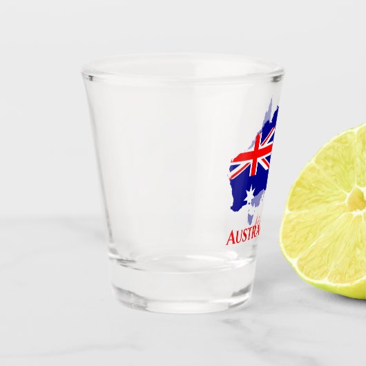 Australische vlag shot glas (Links)