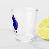 Australische vlag shot glas (Rechts)