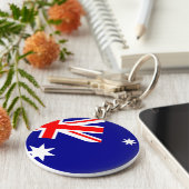 Australische vlag sleutelhanger (Zijkant)