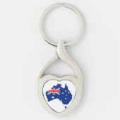 Australische vlag sleutelhanger (Voorkant)