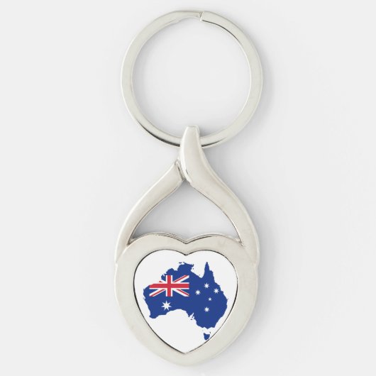 Australische vlag sleutelhanger (Voorkant)
