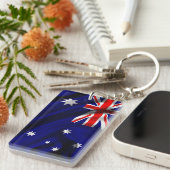 Australische vlag sleutelhanger (Voorkant Rechts)