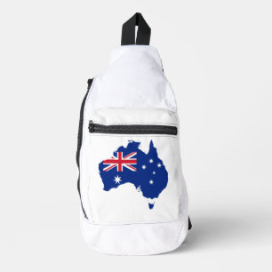 Australische vlag sling bag