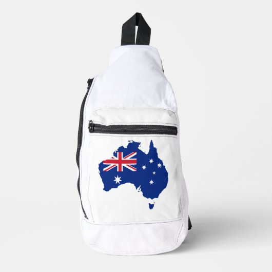 Australische vlag sling bag (Voorkant)