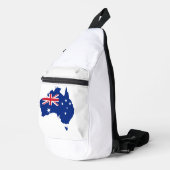 Australische vlag sling bag (Rechterhoek)