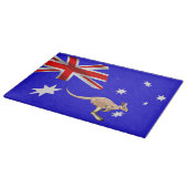 Australische vlag snijplank (Hoek)