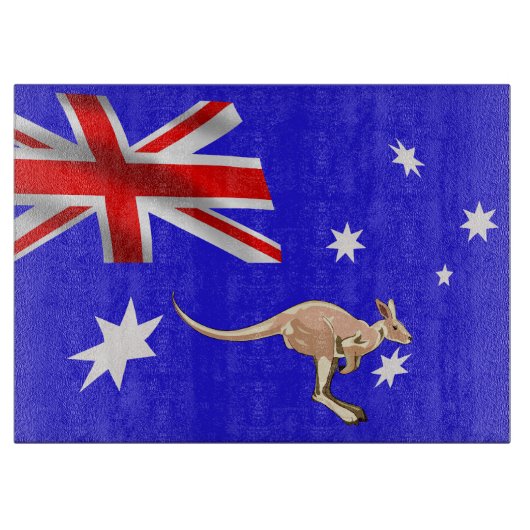Australische vlag snijplank (Voorkant)