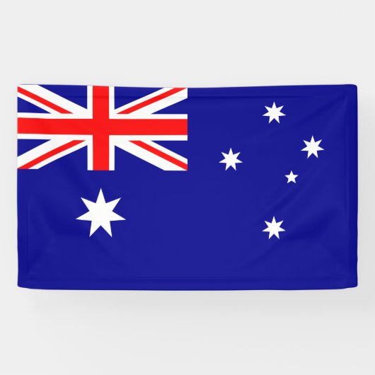 Australische vlag spandoek (Horizontaal)