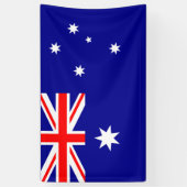 Australische vlag spandoek (Verticaal)