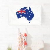Australische vlag spandoek (Insitu)