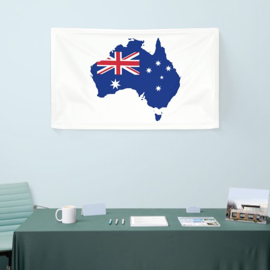 Australische vlag spandoek (Beurs)