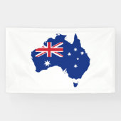 Australische vlag spandoek (Horizontaal)