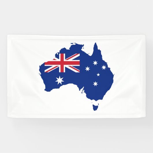 Australische vlag spandoek (Horizontaal)