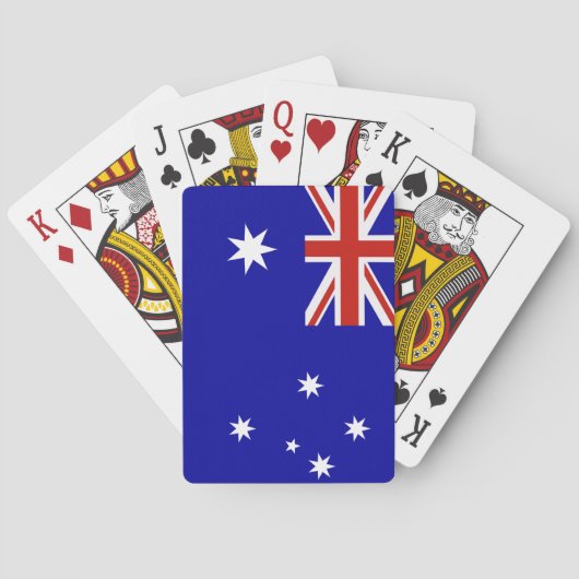 Australische vlag speelkaarten (Achterkant)