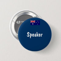 Australische Vlag Spreker Knop